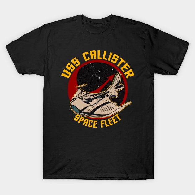 Space Fleet USS Callister T-Shirt by Meta Cortex